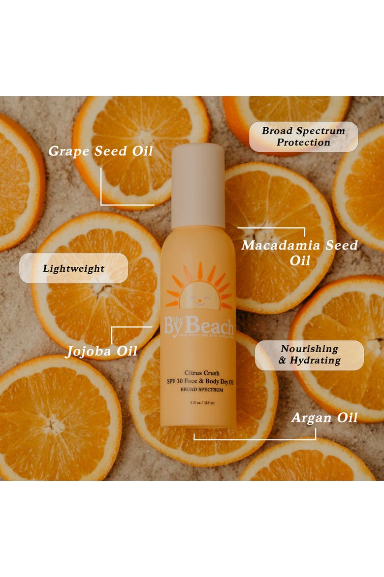 Citrus Crush SPF30 Dry Oil 4oz, Alternate, color, Orange