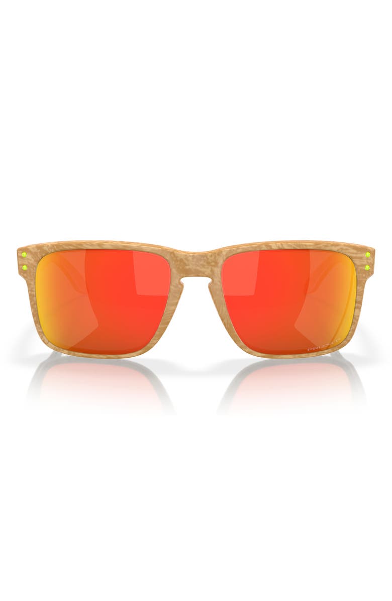 Oakley Holbrook 56mm Prizm<sup>™</sup> Polarized Rectangular Sunglasses, Main, color, 