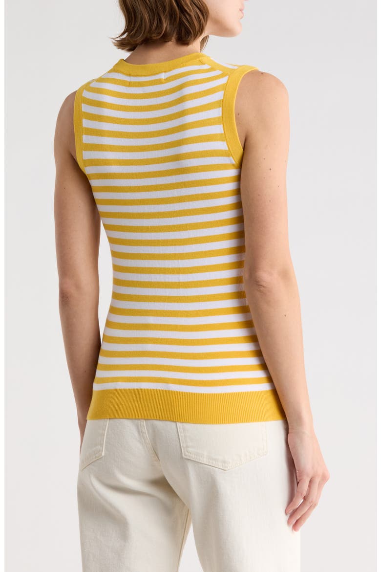 Striped Sweater Tank, Alternate, color, YELLOW/ WHITE