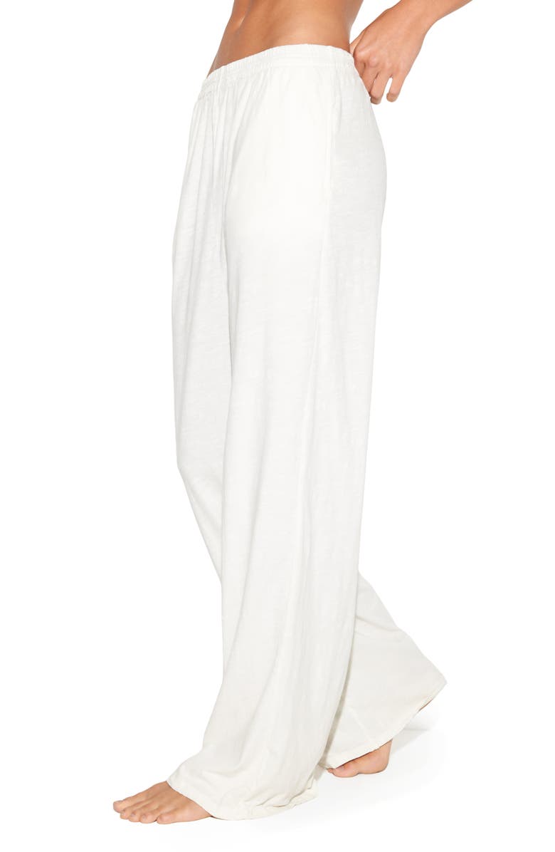 Spiritual Gangster Mika Slub Cotton Wide Leg Pants, Alternate, color, Canvas