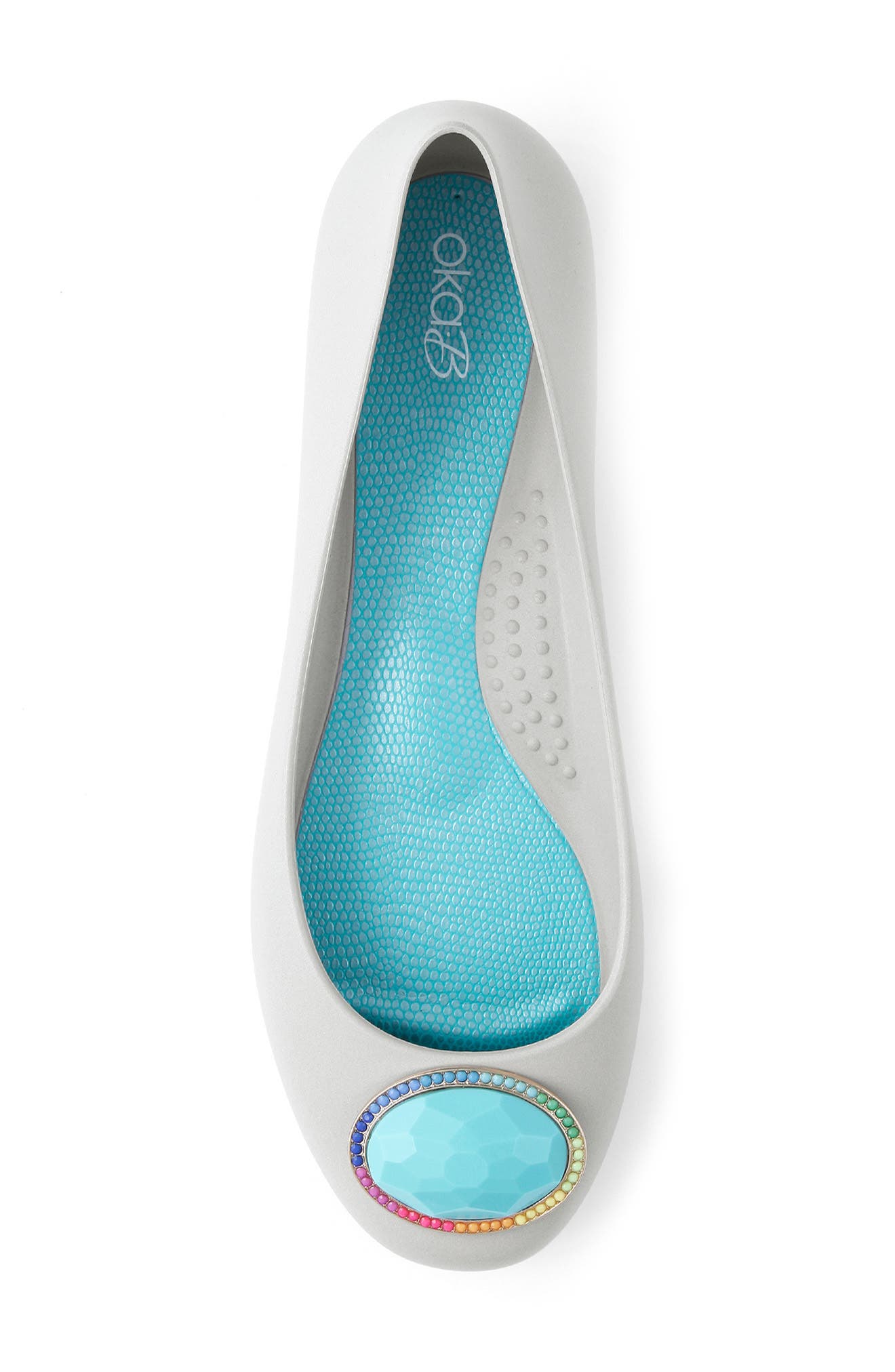 OKABASHI Drew Embellished Ballet Flat, Alternate, color, 