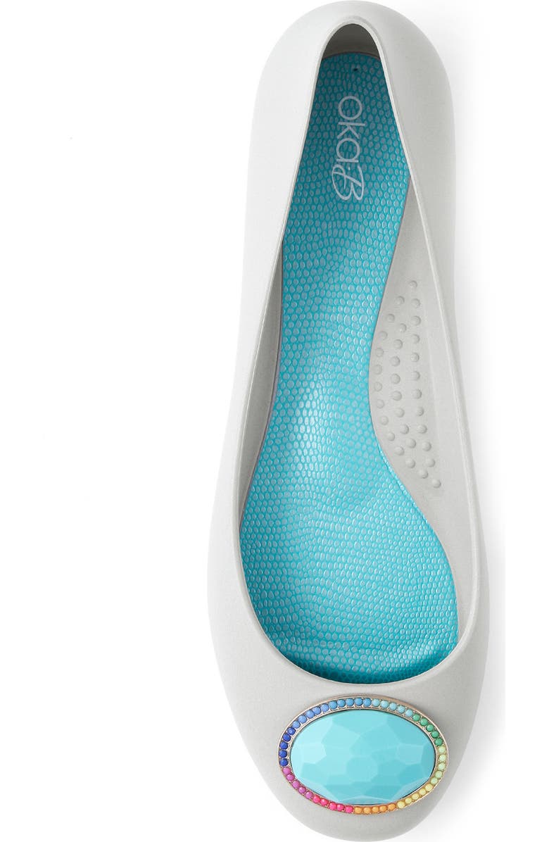 OKABASHI Drew Embellished Ballet Flat, Alternate, color,