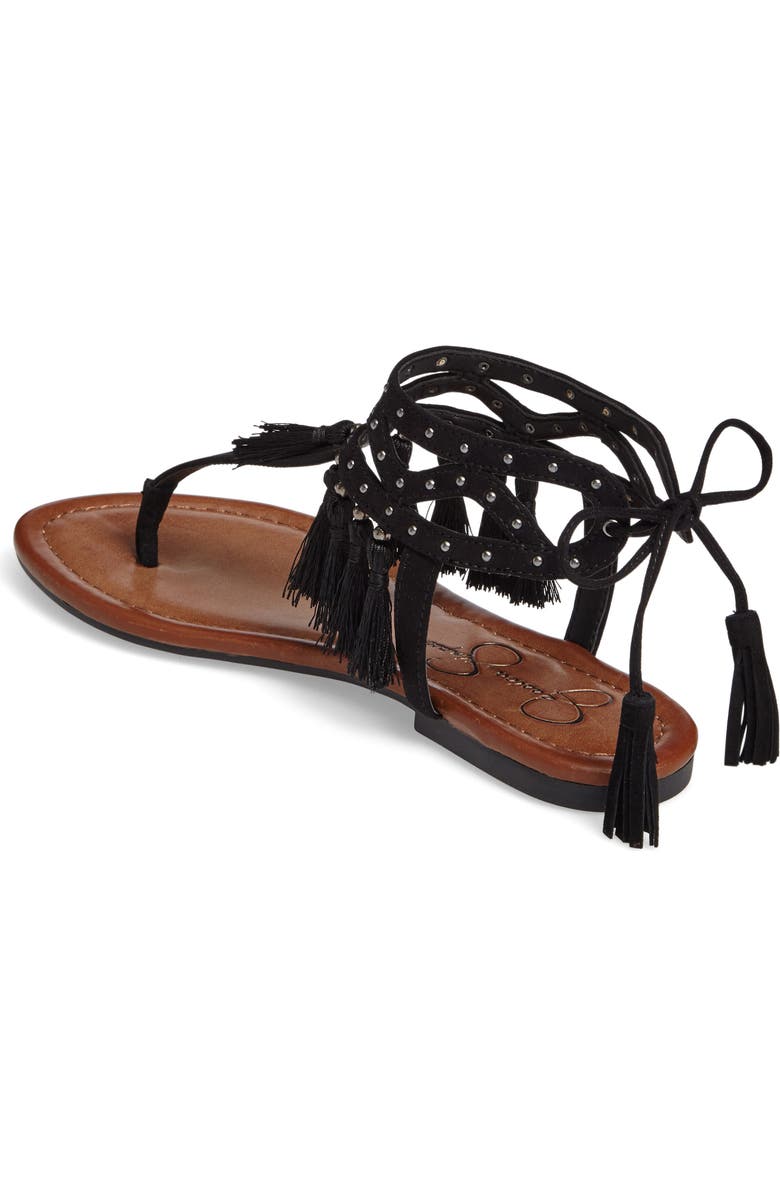 Jessica Simpson Kamel Studded Tassel Sandal, Alternate, color,