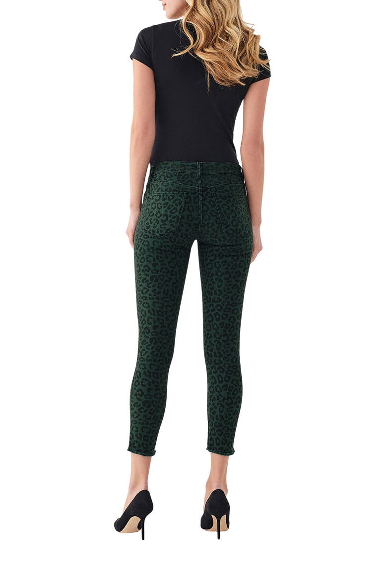 Florence Cropped Jeans, Alternate, color, SNOW LEOPARD