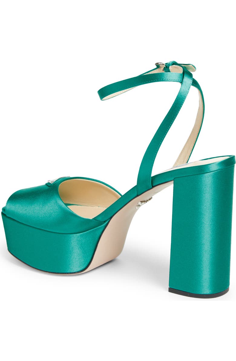 Prada Plateau Ankle Strap Platform Sandal, Alternate, color,