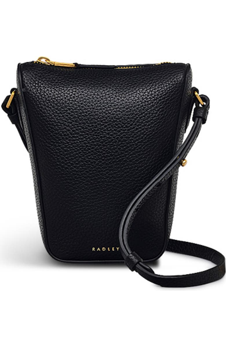 Radley Oak Street Medium Phone Crossbody Bag, Main, color, Black