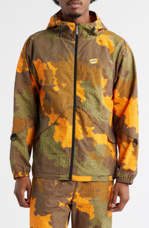 Icecream Exchange Running Dog Nylon Jacket In Yellow