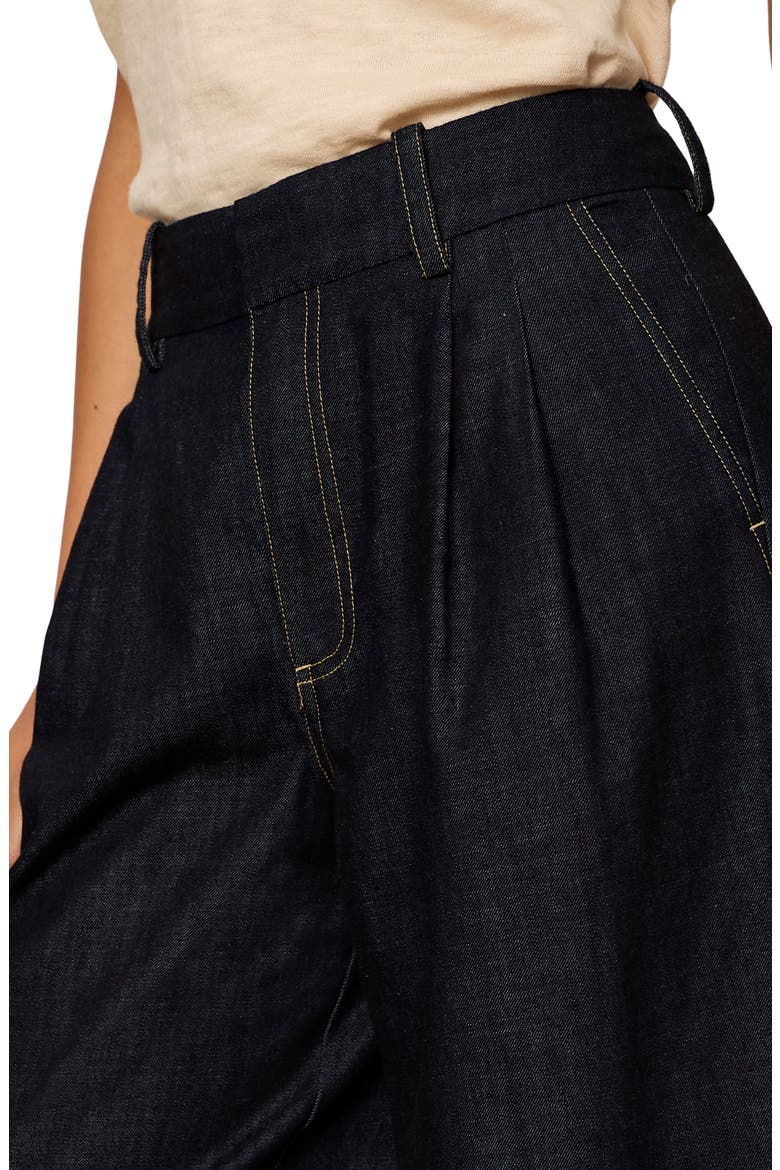 Balloon Denim Pants, Alternate, color, SLOW MOTION BLUE