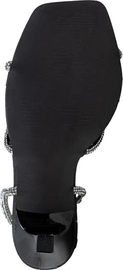 Rhinestone Ankle Strap Sandal