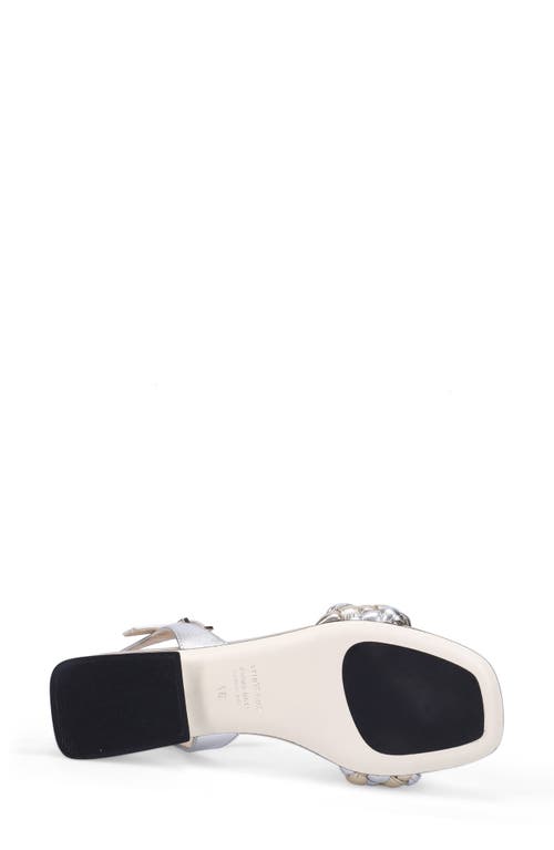 Ron White Barbra Ankle Strap Sandal In Metallic