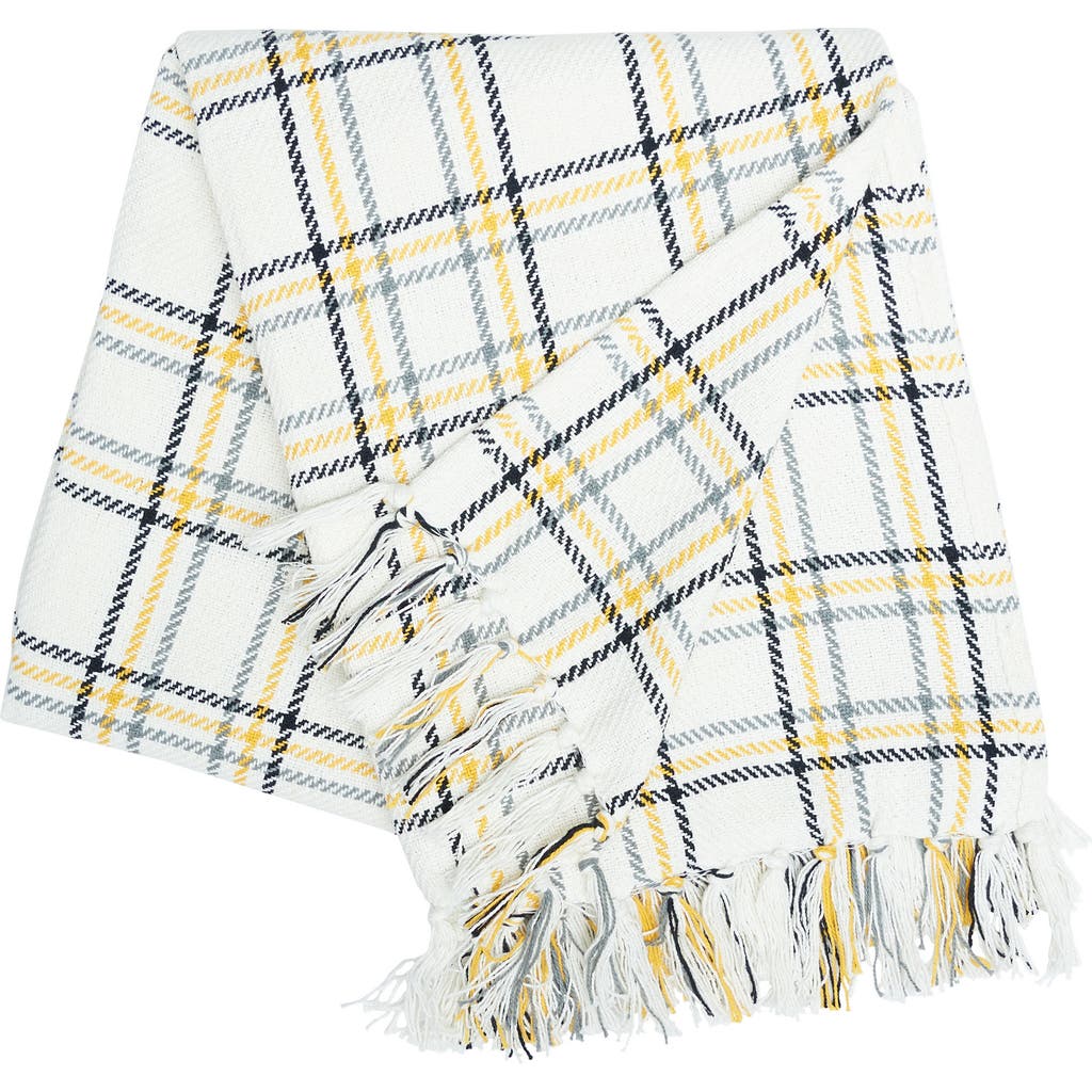 C & F Home C&f Home Honey Bee Plaid Throw In Multi