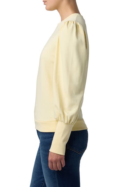 Shop Joe's Puff Sleeve Sweatshirt In Anise Flower