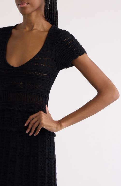 ISABEL MARANT ÉTOILE ISABEL MARANT ÉTOILE AURORE OPEN STITCH SWEATER DRESS