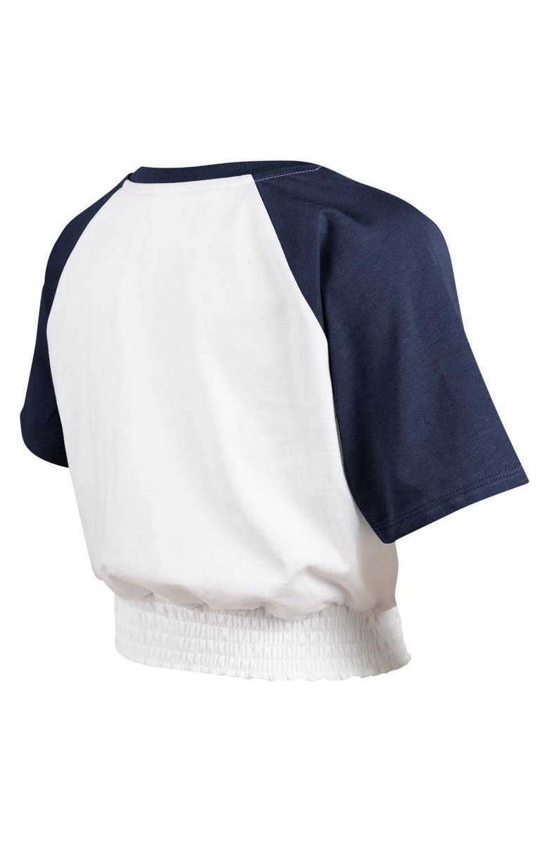 Outerstuff Youth White New York Yankees On Base Fashion Raglan T-Shirt, Alternate, color, 