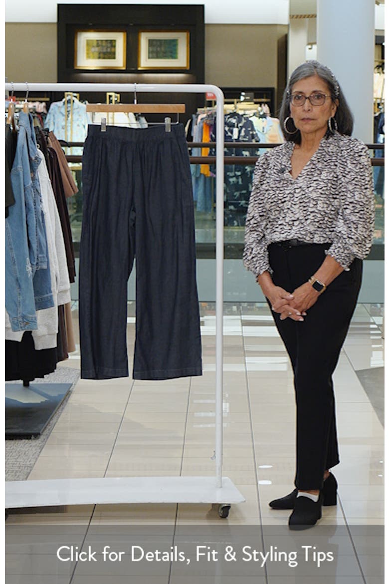 Wide Leg Ankle Pants video