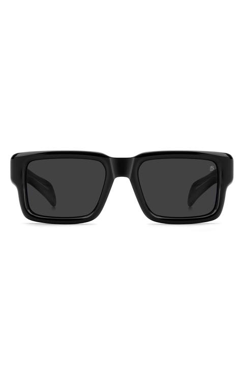 53mm Rectangular Sunglasses