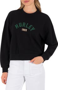 Hurley Worthy Boxy Cotton French Terry Graphic T-Shirt