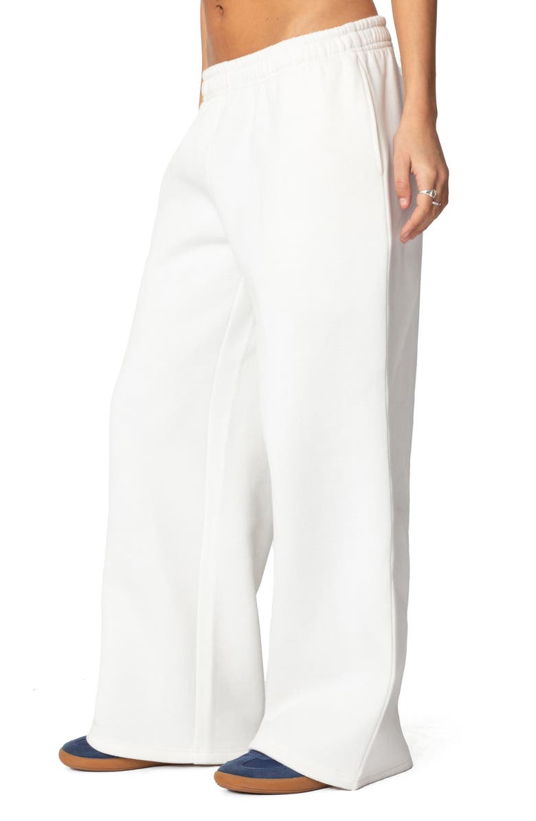 EDIKTED Miss Edikted Sweatpants, Alternate, color, White