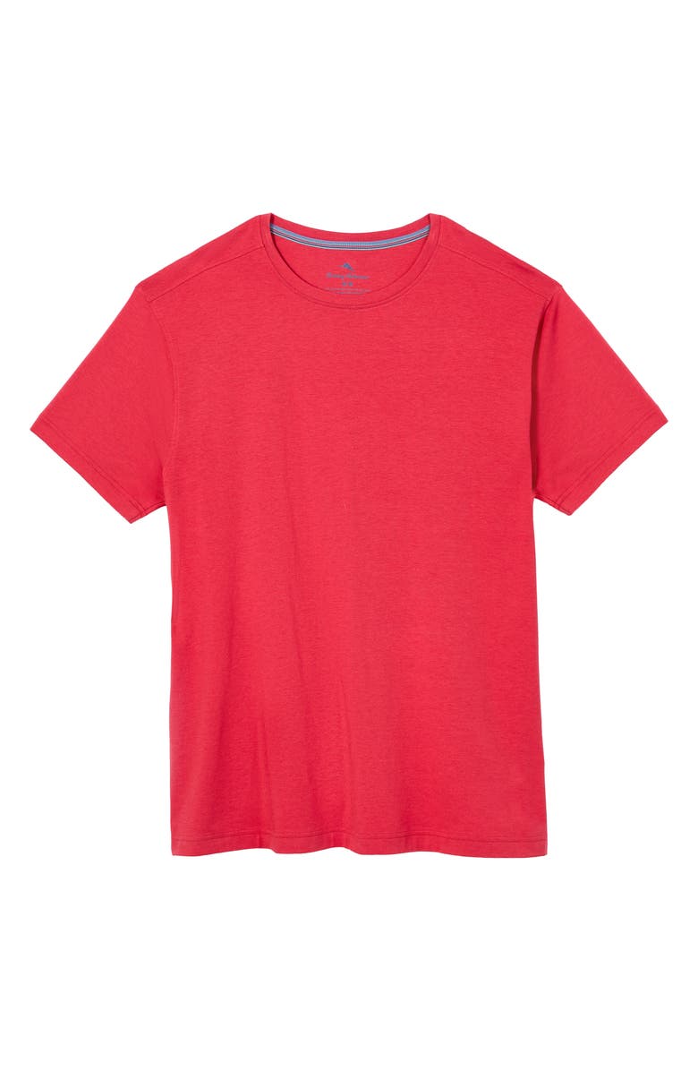 Tommy Bahama Solid Cotton & Modal Crewneck T-Shirt, Alternate, color, Red