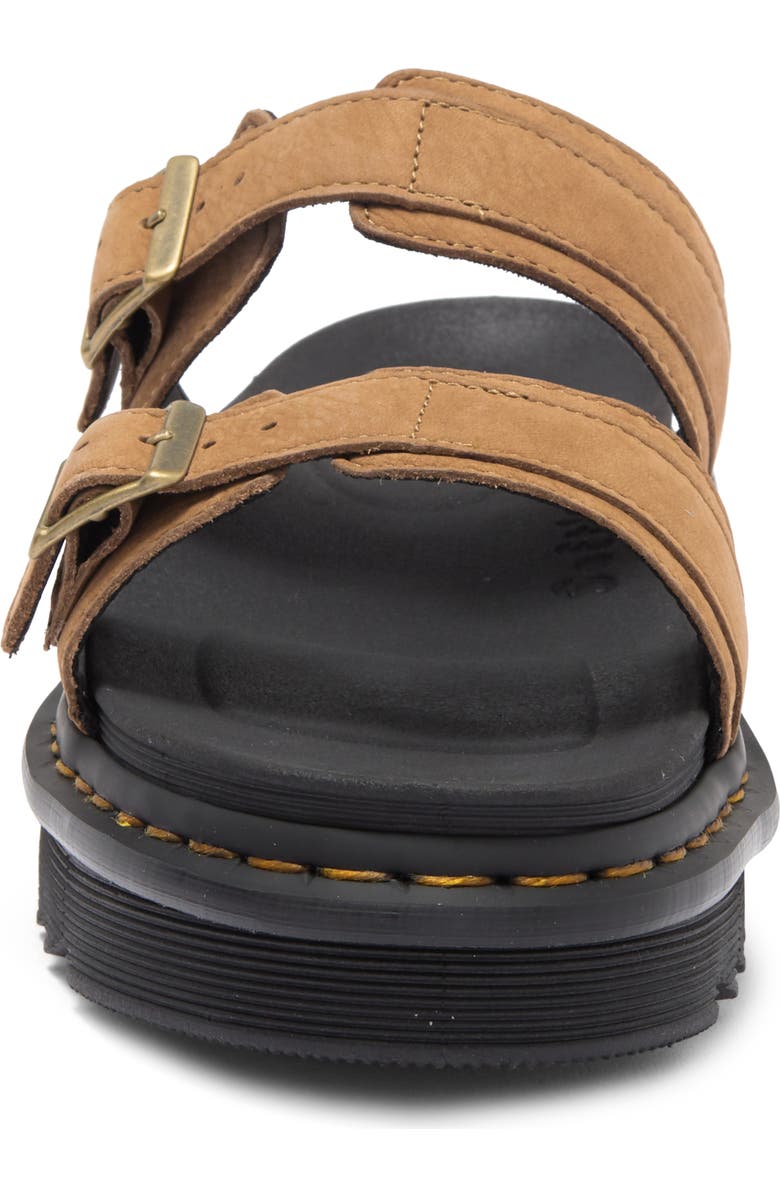 Dr. Martens Myles Platform Slide Sandal, Alternate, color, Savannah Tan Nubuck