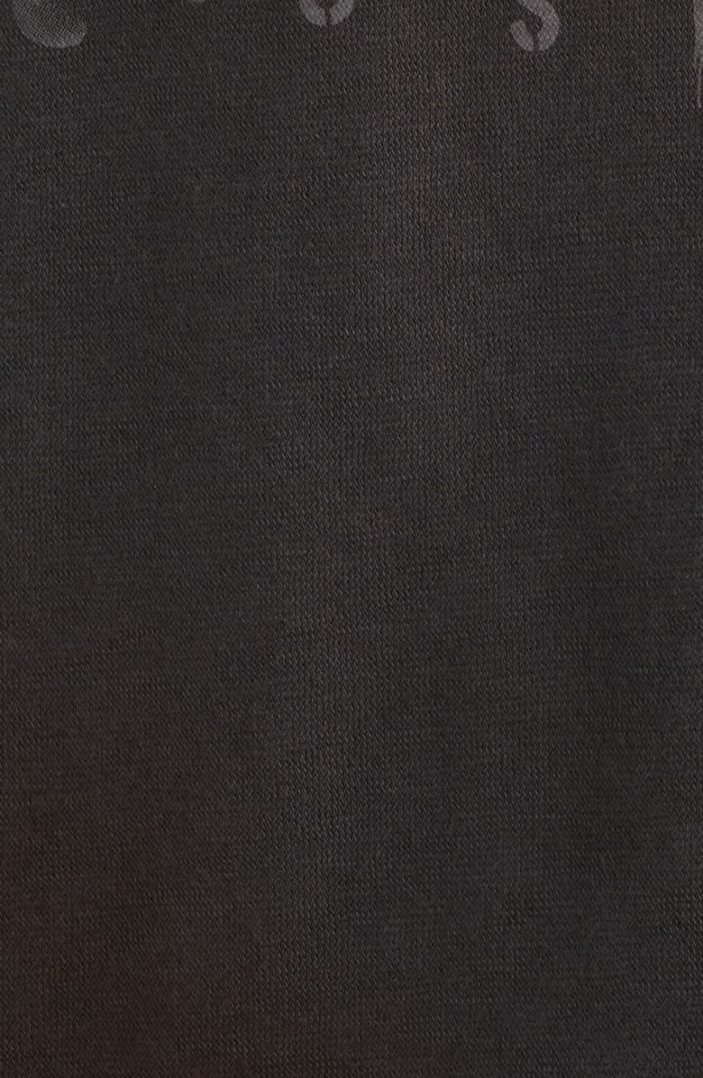 John Varvatos Raw Edge Graphic T-Shirt, Alternate, color, Deep Charcoal