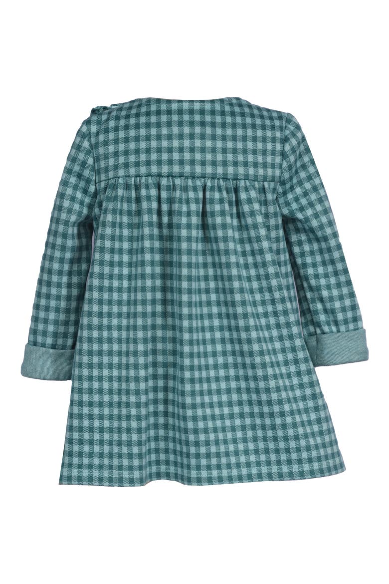 Gingham Long Sleeve French Terry Dress (Women) | Nordstromrack