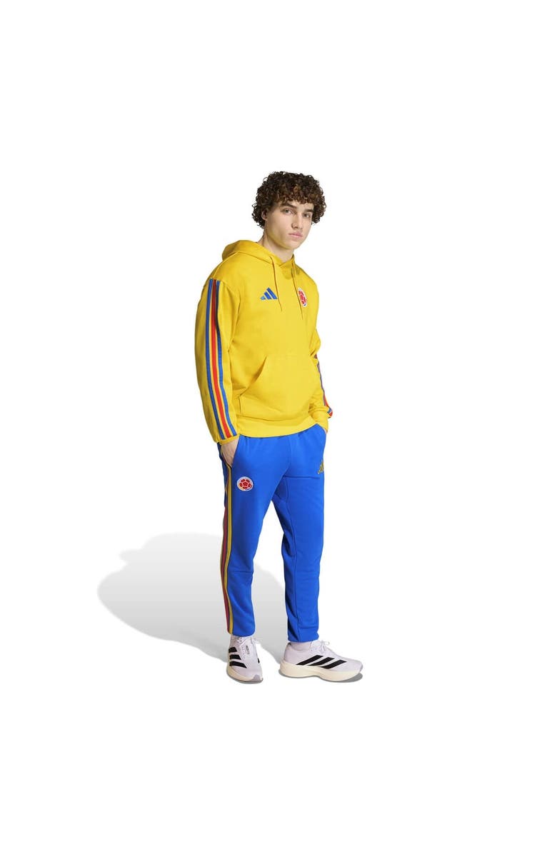 adidas Men's adidas  Yellow Colombia National Team FIFA x World Cup Alphaskin Fleece Hoodie, Alternate, color, Yellow