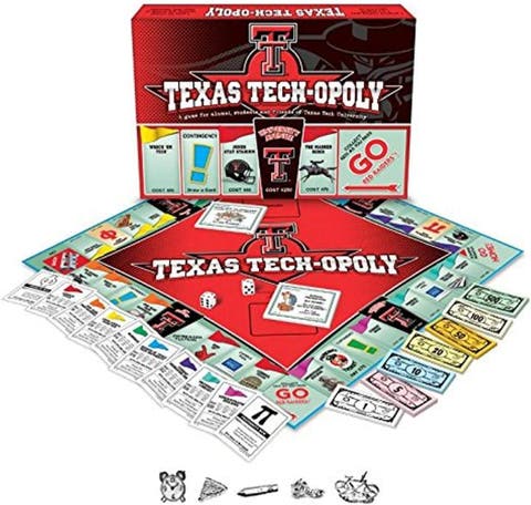 Texas Techopoly Monopoly Board Game