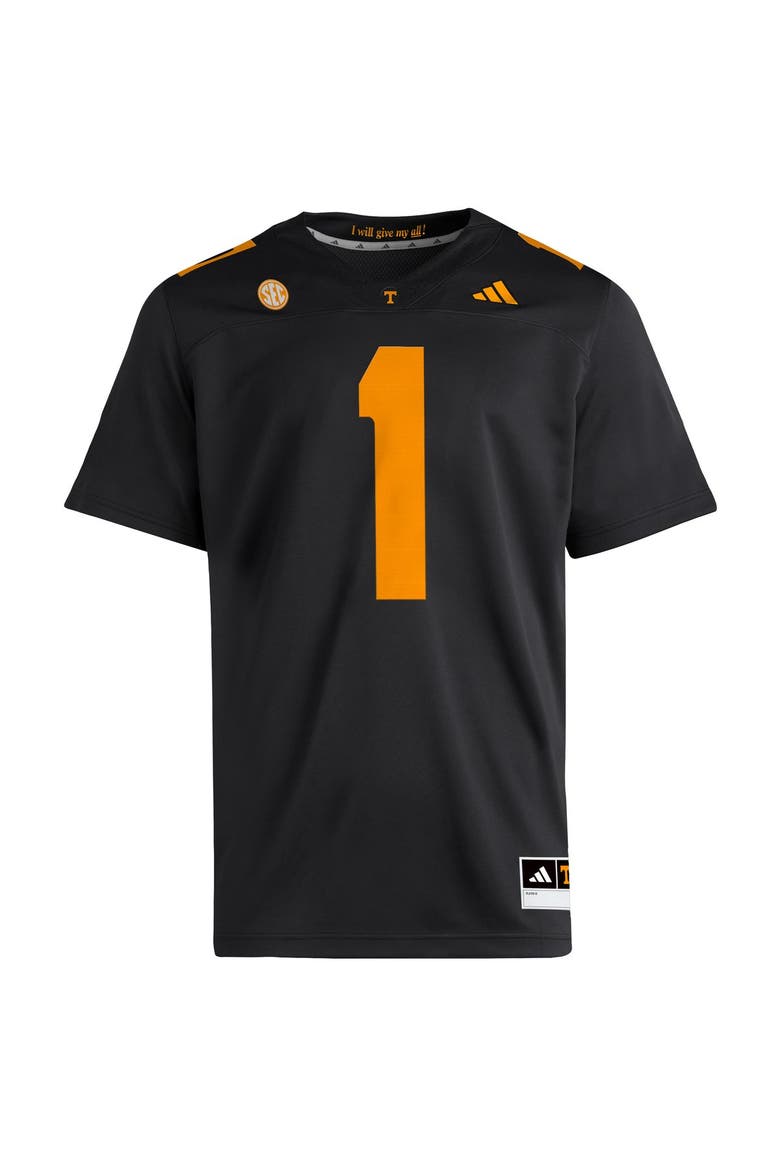 Men's adidas Black Tennessee Volunteers  Premier Jersey, Alternate, color, Black