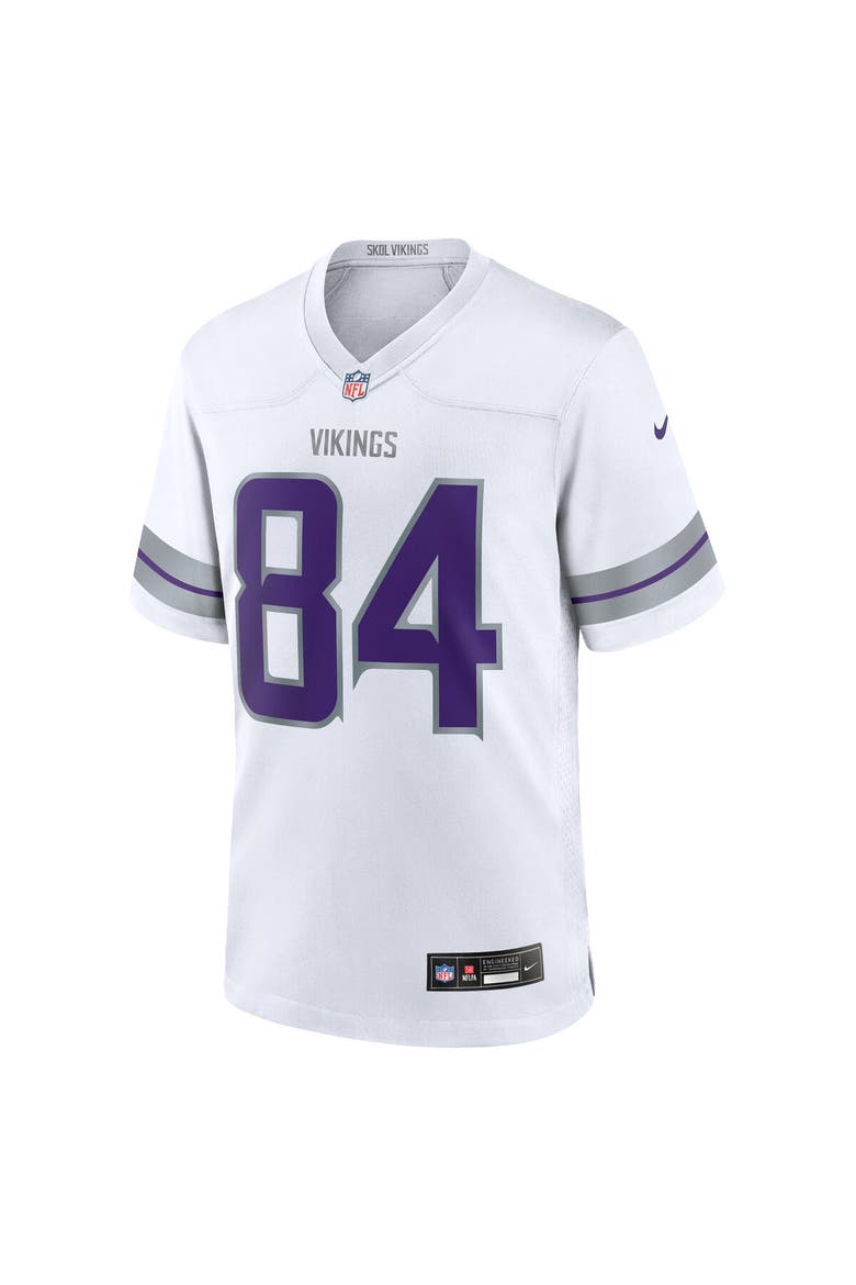 Men's Nike Randy Moss White Minnesota Vikings Alternate Retired Player Game Jersey, Alternate, color, White