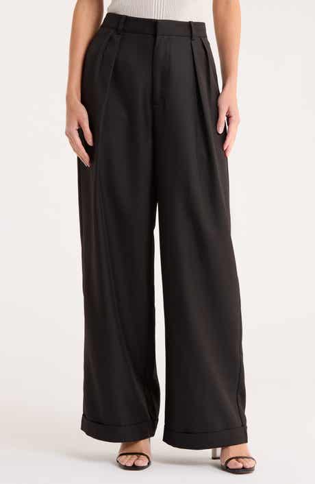 WAYF Maddox Pleated Cuff Trousers