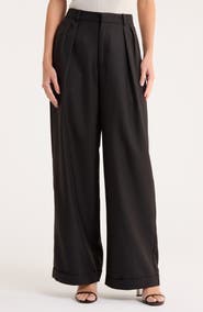 WAYF Maddox Pleated Cuff Trousers