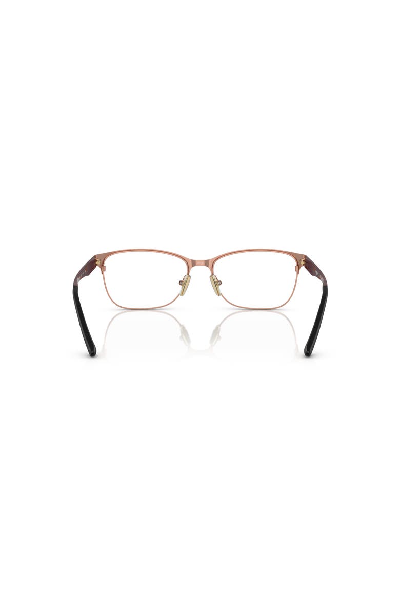 54mm Square optical glasses, Alternate, color, Red