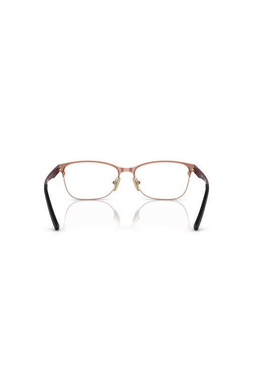 Vogue Eyewear 54mm Square Optical Glasses In Gold