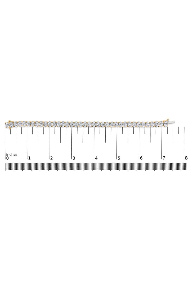 Haus of Brilliance IGI Certified 14K Yellow Gold 18 1/2 Cttw Oval Cut Lab Grown Diamond Tennis Bracelet, Alternate, color, Yellow Gold