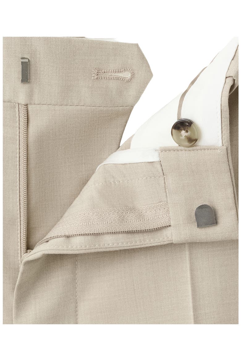 Super Slim Fit Stretch Suit Pants, Alternate, color, BEIGE