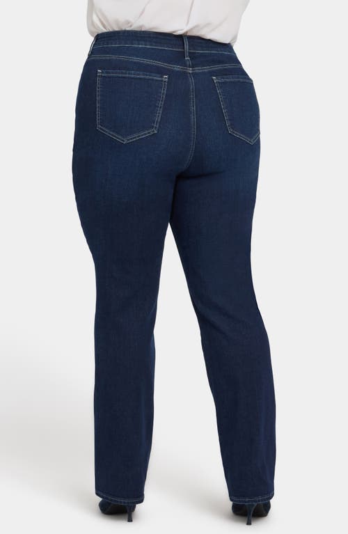 Nydj Marilyn High Waist Straight Leg Jeans In Blue
