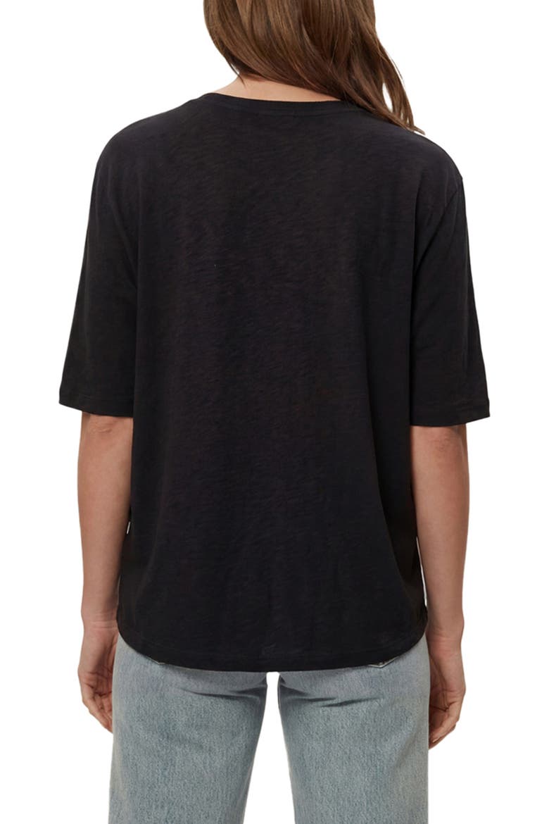 Selma Dolman Sleeve T-Shirt, Alternate, color, BLACK