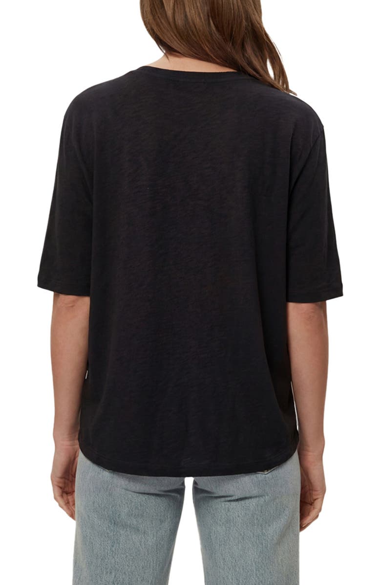 Michael Stars Selma Dolman Sleeve T-Shirt, Alternate, color, Black