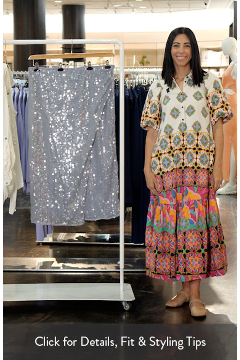 Sequin Midi Skirt video
