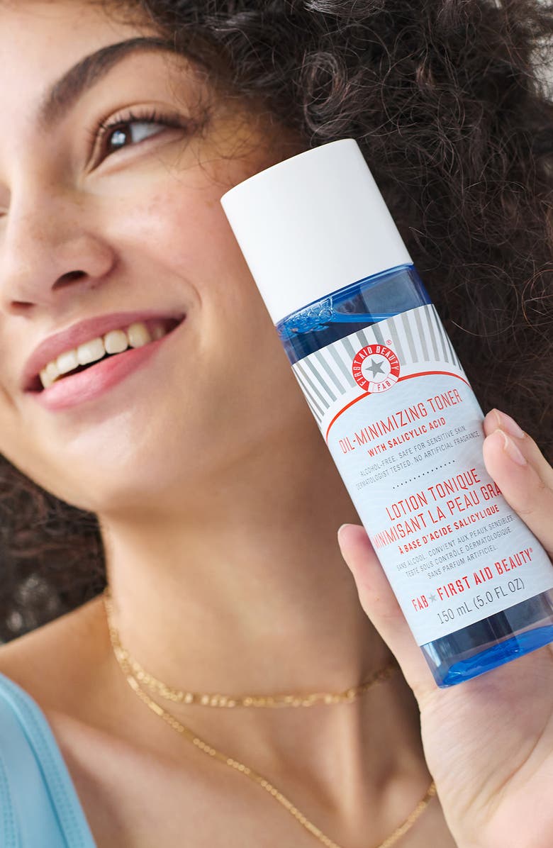First Aid Beauty Oil-Minimizing Toner with Salicylic Acid, Alternate, color,