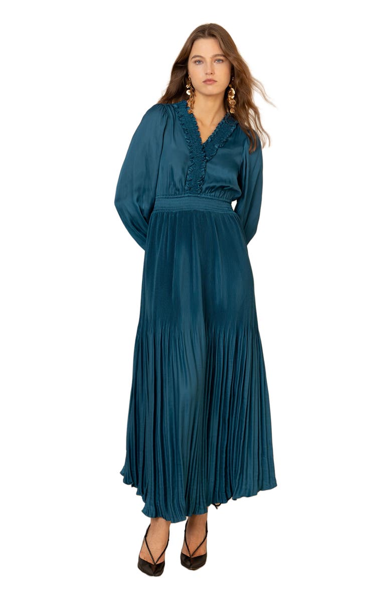 Hale Bob Alisson Charmeuse Dress, Alternate, color,