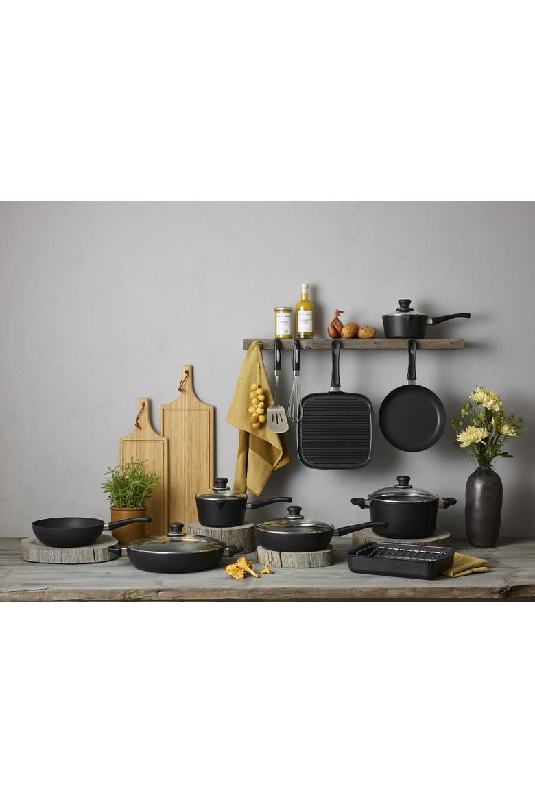 Classic 11 Piece Deluxe Nonstick Cookware Set, Alternate, color, Black