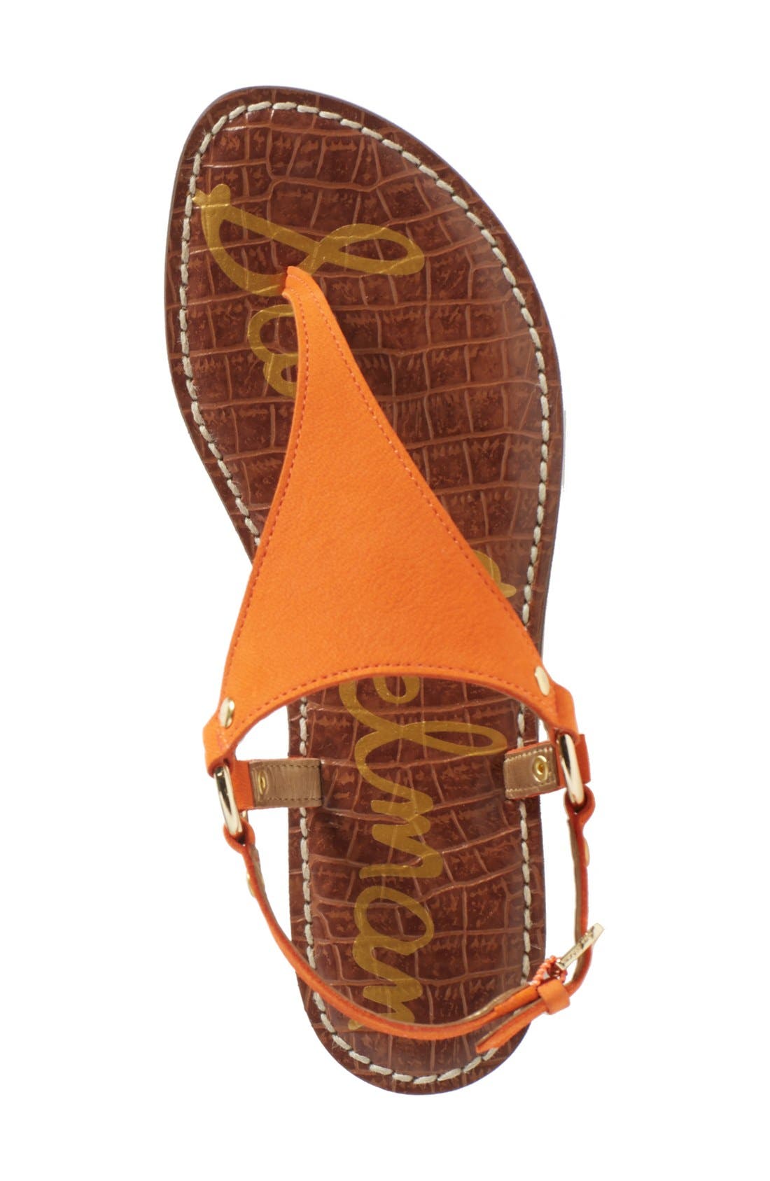 Sam Edelman Greta Sandal, Alternate, color, Tangelo Leather