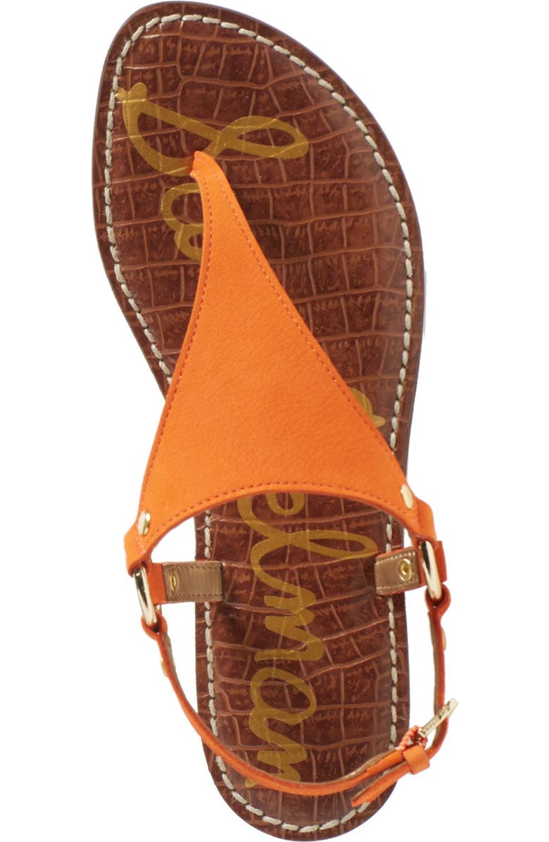 Sam Edelman Greta Sandal, Alternate, color, Tangelo Leather
