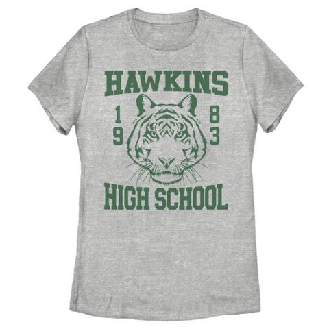 Women's Stranger Things Hawkins High School Tiger 1983  Graphic T-Shirt