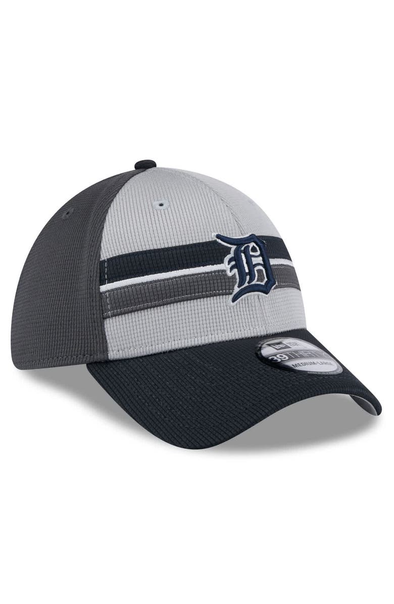 New Era Men's New Era  Gray/Navy Detroit Tigers 2025 Batting Practice 39THIRTY Flex Hat, Alternate, color, 