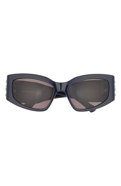 57mm Rectangular Sunglasses