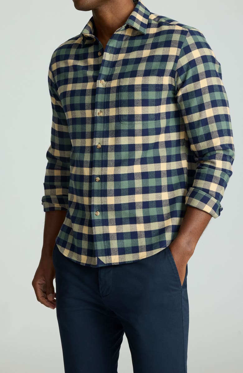 UNTUCKit Plenville Flannel Shirt, Main, color,