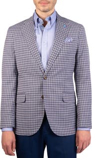 TailorByrd Mini Plaid Melange Sport Coat